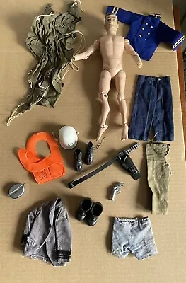 VINTAGE 1960s / 70s HASBRO GI JOE 12  ACTION FIGURE CLOTHING & Accessories Lot • $65