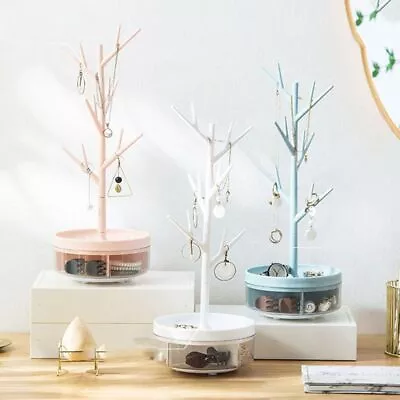 £9.39 • Buy Necklace Ring Earring Tree Stand Holder Show Rack Jewelry Display Organizer