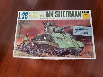 Fujimi 1/76 US Army Medium Tank M4 Sherman World Armor Series No 7 NEW  • $9.99