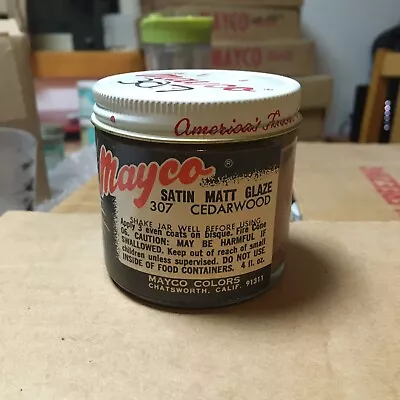 Mayco Satin Matt Glaze 307 Cedarwood • $3.99