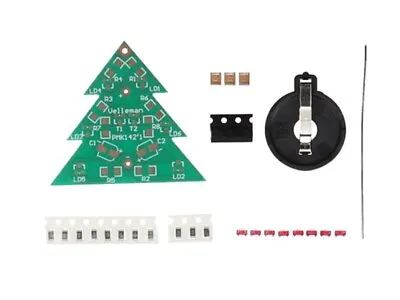 Soldering Kit DIY SMD Christmas Tree Mini Christmas Gadget With Flashing LEDs • $9.95