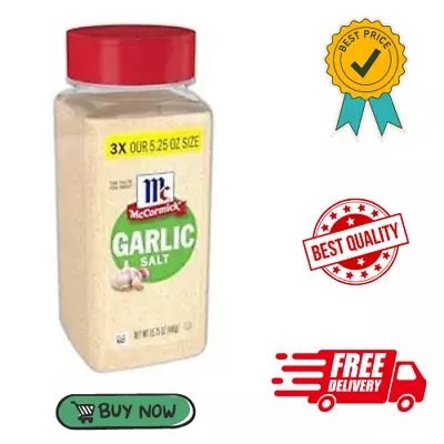 McCormick Garlic Salt 15.75 Oz New • $7.99