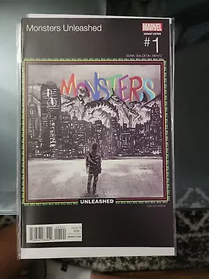 MONSTERS UNLEASHED #1 Hip Hop Variant Marvel Comics 2017 • $15