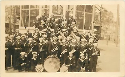 Postcard RPPC Navy Military  Brass Band Music 1920s 23-2679 • $29.99