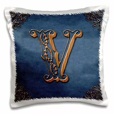 3dRose Monogram Letter V In Victorian Western Font That Looks Like Carved Oak Wo • $18.72