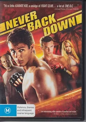 Never Back Down DVD S Region 4 • $2