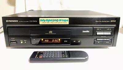 PIONEER CLD-D406 LASER DISC And CD PLAYER AC-3 OUT W/ ORIGINAL REMOTE * WORKS * • £162.18