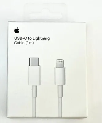 GENUINE IPhone 14 13 12 11 Charger Type C To Lightning Cable - 1M * BUY 2 GET 3* • £2.90