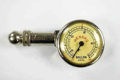 MESSKO Balloon Tire Air Pressure Tester DRPa Classic Car VW Vintage Tire Gauge 40s • $243.58