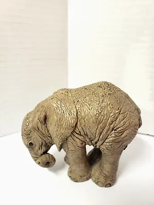 Vtg. Elephant  Blue  #3120 By Martha Carey[ Marty Sculpture] The Herd Elephant  • $15.99