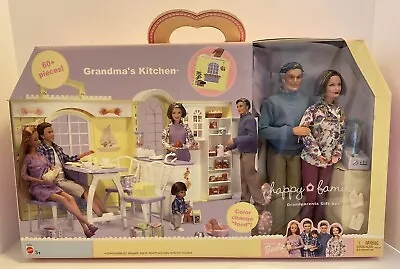 Barbie Happy Family Grandma’s Kitchen Grandparents Gift Set B9880 Nrfb Rare • $395
