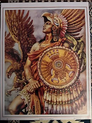 Cuauhtemoc Mexican Aztec Poster • $30