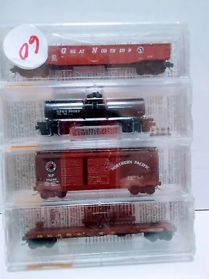 N Scale Micro-Trains Line (MTL) Fallen Flags BN Merger Set CB&Q/SP&S/GN/NP 23252 • $65