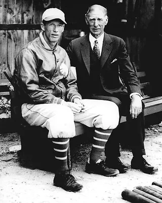 1931 Philadelphia A's CONNIE MACK & LEFTY GROVE Glossy 8x10 Photo Print Poster • $5.49