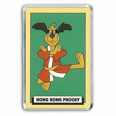 Retro Kids Tv Cartoon - Hong Kong Phooey Jumbo Fridge/ Locker  Magnet • £2.99