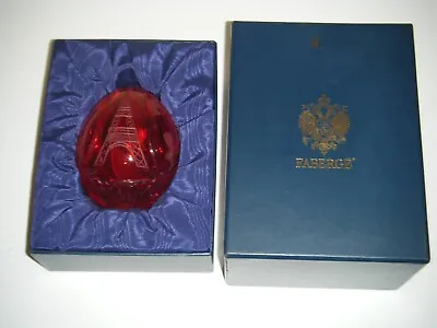 Faberge Red Crystal Egg  Paris & Las Vegas  Limited Edition #007/500 • $359.99