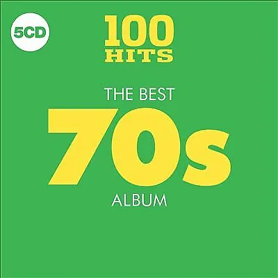 Various Artists : 100 Hits: The Best 70s Album CD Box Set 5 Discs (2018) • £5.32