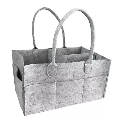 £5.49 • Buy Baby Diaper Organizer Storage Box Caddy Felt Changing Nappy Kids Carrier Bag UK