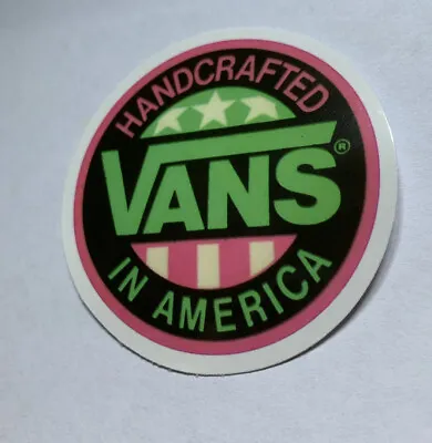 VANS Off The Wall 2.5” Inch Skateboard Sticker Pink Green Waterproof Decal • $3.99