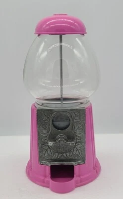 $29.95 • Buy Rare Vintage Pink Metal Glass Gumball Candy Machine