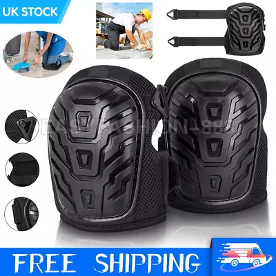 £12.99 • Buy Heavy Duty Gel Knee Pads Diy Work Gardening Flooring Carpet Construction Works