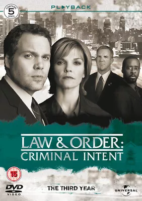 Law & Order - Criminal Intent: The Third Year DVD (2009) Vincent D'Onofrio Cert • £8.98