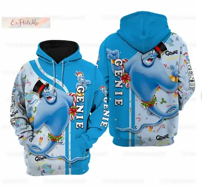 Disney Santa Genie 3D HOODIE HALLOWEEN GIFT CHRISTMAS GIFT BEST PRICE  US SIZE • $35.95