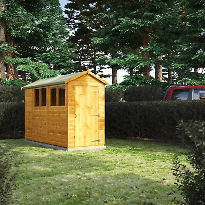 Shed | 10x4 Power Apex Garden Sheds | Wooden | Super Fast 2-3 Day Delivery • £929