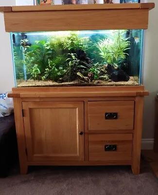 Aqua Oak 110cm 200 Litre Complete Fish Tank • £425