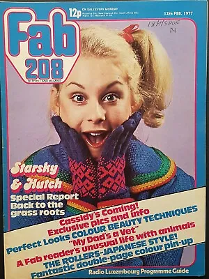 Fab 208 Magazine 12 February 1977 - David Cassidy Bay City Rollers • £12.80