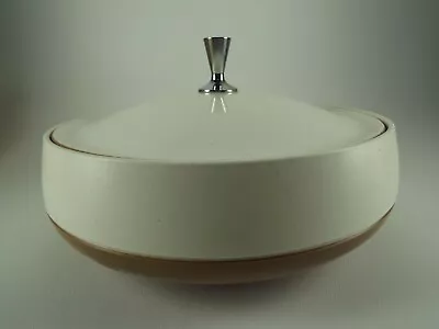$18.99 • Buy Vintage Insulated Covered Dish Bowl Brown White Vacron Bopp Decker Inc. Serving