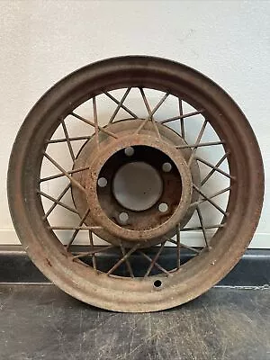 1933-1934 Ford 17  Wire Wheel 5 Lug Hot Rod Rat Rod Original Vintage • $80