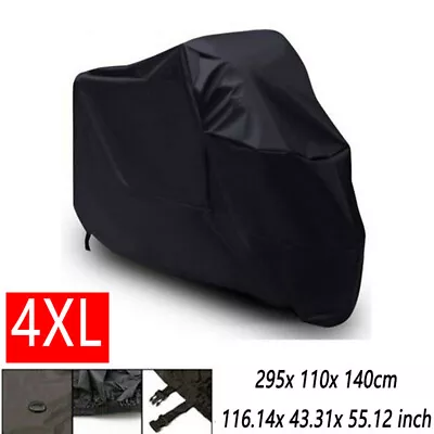 4XL Motorcycle Waterproof Cover For Kawasaki Vulcan 800 900 1500 1600 1700 2000 • $28.50