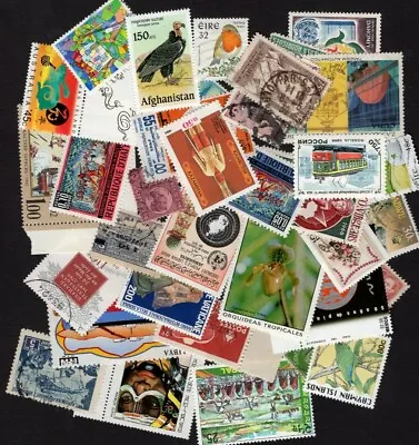 100 Worldwide Foreign Stamps ..Best Bargain On The Net? READ THE REVIEWS • $1.99