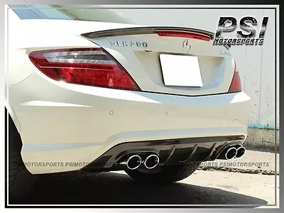 Mercedes-Benz 2012-2014 R172  AMG Style Carbon Fiber Rear Diffuser SLK250 SLK350 • $359