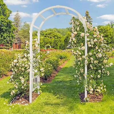 Garden Trellis For Climbing Plants Outdoor Arch Backdrop Stand For Garden • $121.89