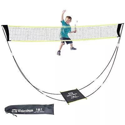 Portable Badminton Training Net Sports Net For Volleyball Court Beach Sport Play • $29.99