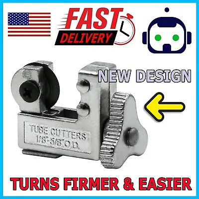 Mini Pipe Tubing Cutter 1/8  To 5/8  OD Copper Brass Aluminum Cutting HVAC Plumb • $7.95