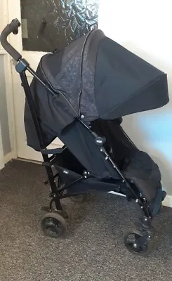 Mamas And Papas Voyage Stroller Black With Raincover  • £89.99