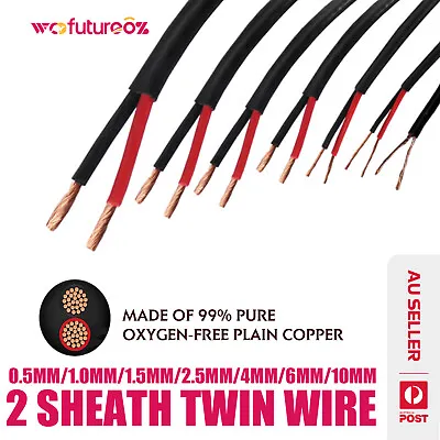 Longevity Twin Cable Two Insulated Conductors 2 Core 12 Wire Easy Installation • $22.30
