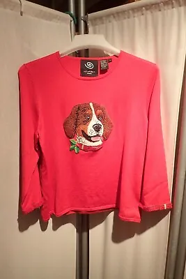 Michael Simon Event Vintage 2002 Dog Christmas Sweater NWOT Large Happy Beagle • $49.99