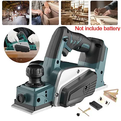 For 18V Makita Battery Cordless Electric Wood Planer Plane Machine 15000rpm 82mm • $79.85