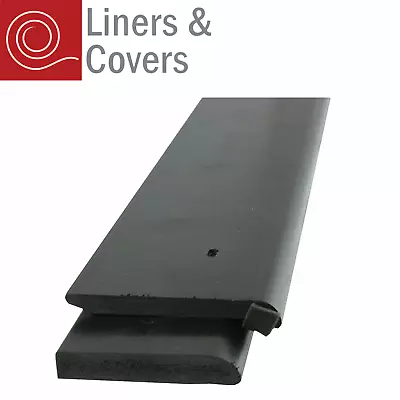 £35.99 • Buy Gutter Drip EPDM Rubber Roofing Edge Trim For Flat Roofs | Black 2.5m
