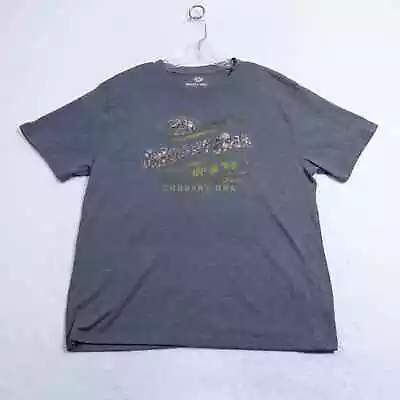 Mossy Oak T Shirt Adult Extra Large Gray Short Sleeve Outdoors Hunting • $18