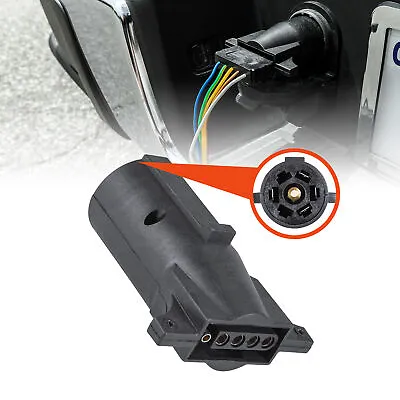 7 Pin Blade To 5 Pin Flat Trailer Adapter Wiring Plug For RV Tow Truck Lights • $8.75