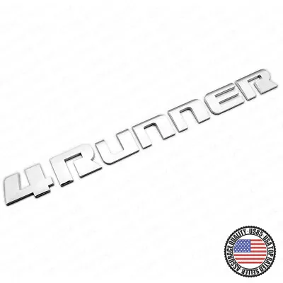 For Toyota 4Runner Liftgate Emblem Badge Logo Tailgate Rear Letter Chrome • $24.99