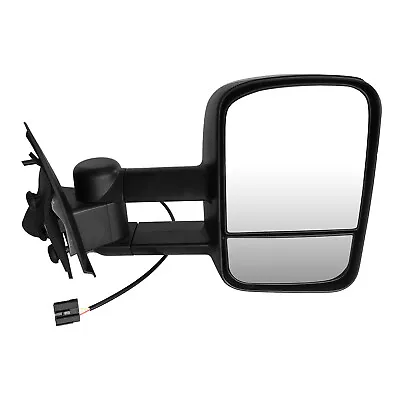 Towing Mirrors For 1997-2004 FORD F150 Manual Black Pair Set • $121.26