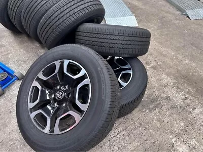 4x NEW GENUINE TOYOTA HILUX SR5 2022 18  Wheels & DUNLOP PT22  Tyres PRADO • $1349