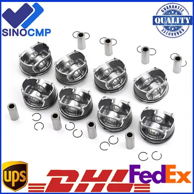 8x Piston Rings Set For Mercedes-Benz X166 W221 W222 GL500 S500 M278 4.6T 4.7T • $239