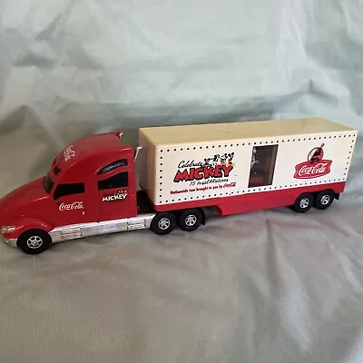 Disney Mickey Mouse Coca-Cola 2004 Tour Carrier 75 InspEARations Coke Semi Truck • $35